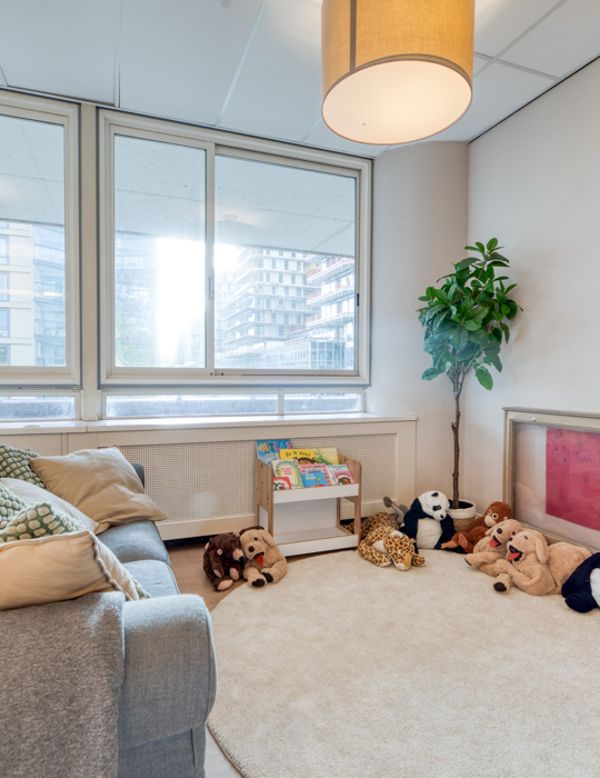 Interieur speelhoek Kinderdagverblijf CompaNanny WFC