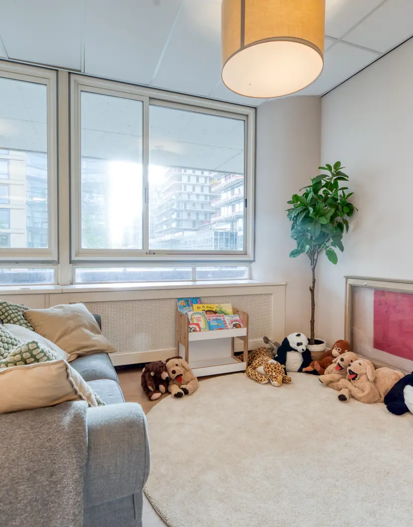 Interieur speelhoek Kinderdagverblijf CompaNanny WFC