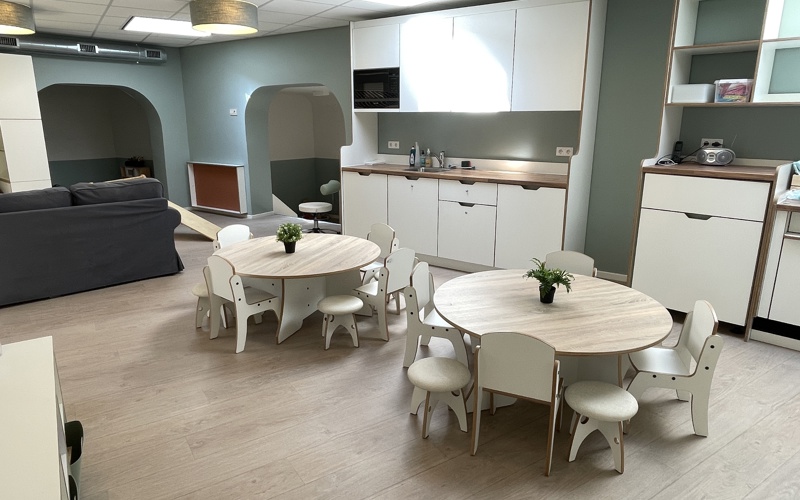 Interieur peutergroep kinderopvang CompaNanny Hilvertsweg