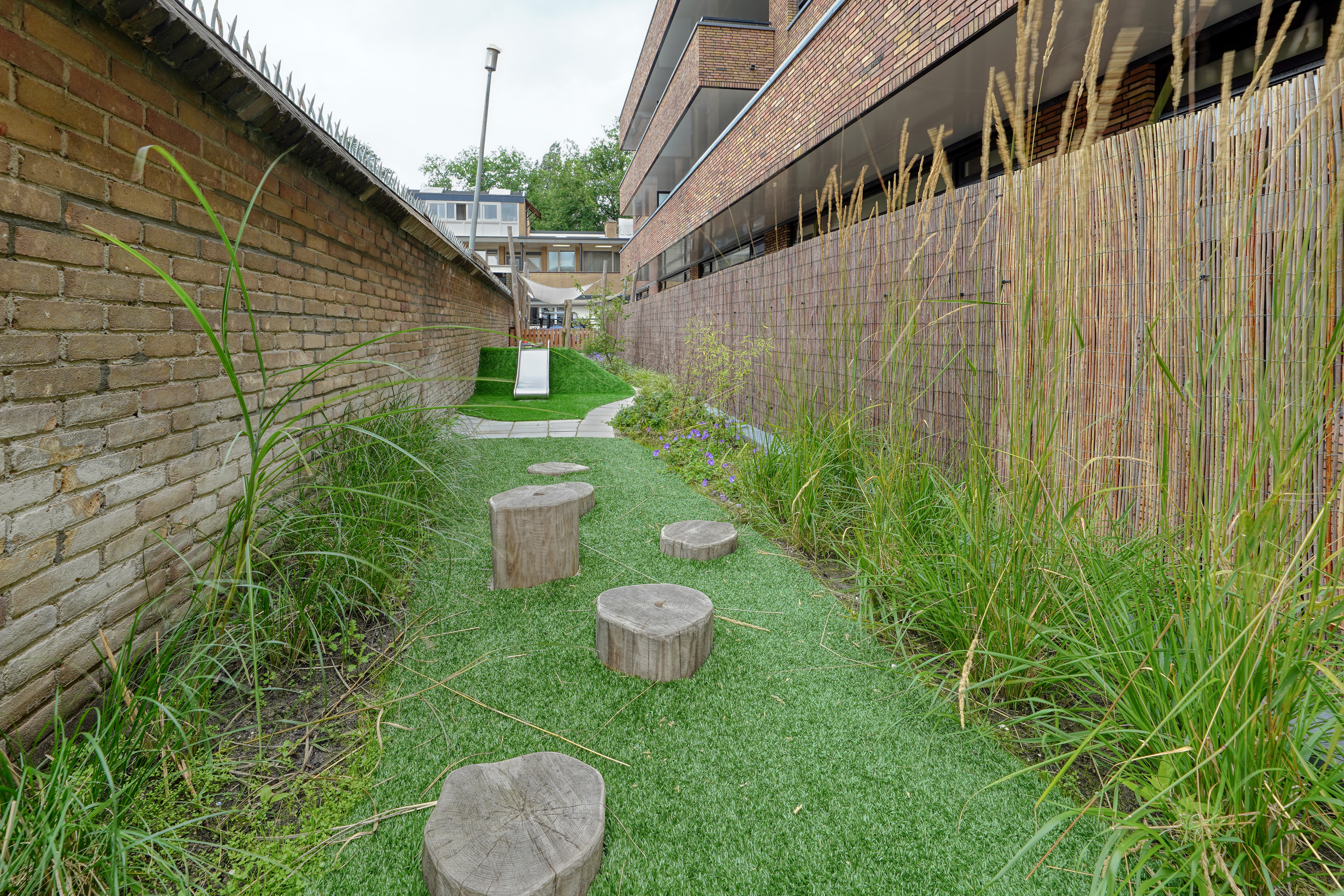 Tuin kinderopvang CompaNanny Texelstraat Amstelveen