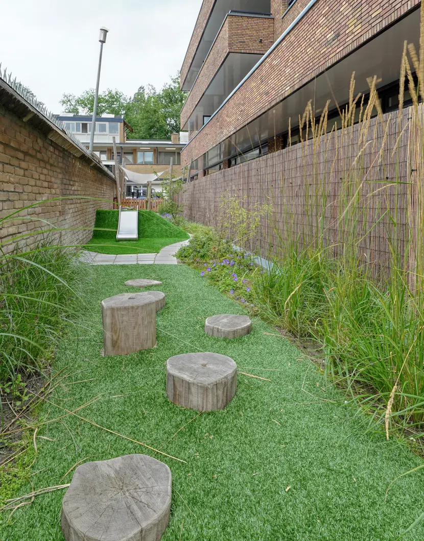 Tuin kinderopvang CompaNanny Texelstraat Amstelveen