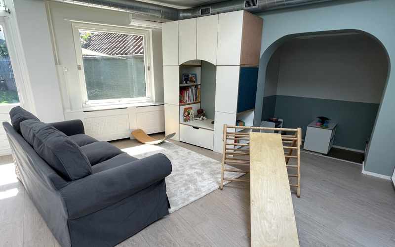 Interieur peutergroep Kinderdagverblijf CompaNanny Hilvertsweg