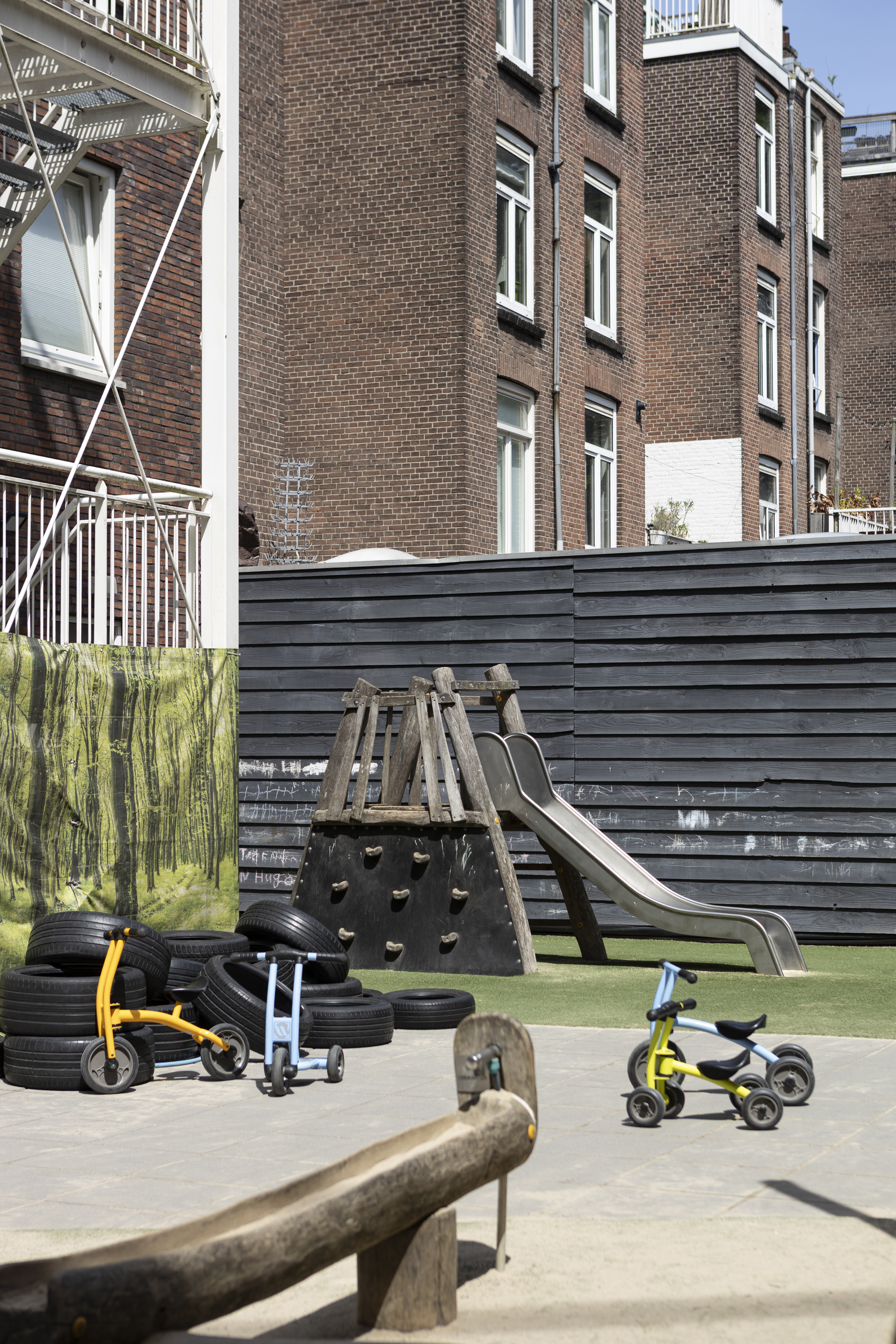 Compananny Kinderopvang Schinkelkade Tuin Glijbaan