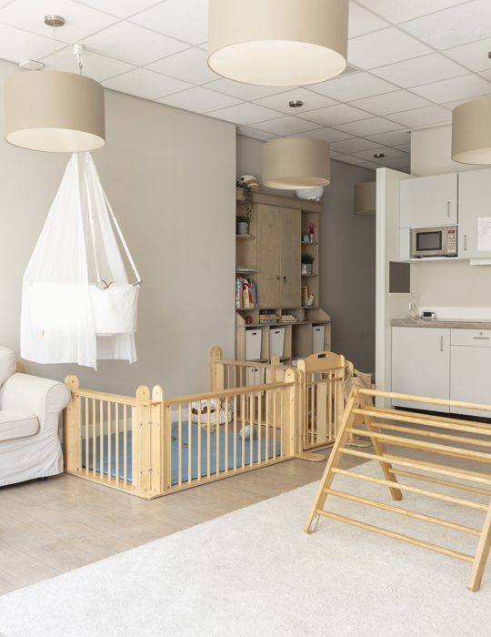 Compananny zuidas overzicht babygroep met klimrek en babyruimte