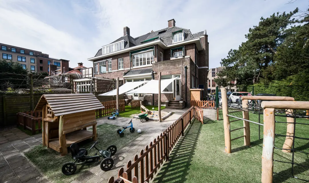 Tuin kinderopvang CompaNanny Statenkwartier Den Haag