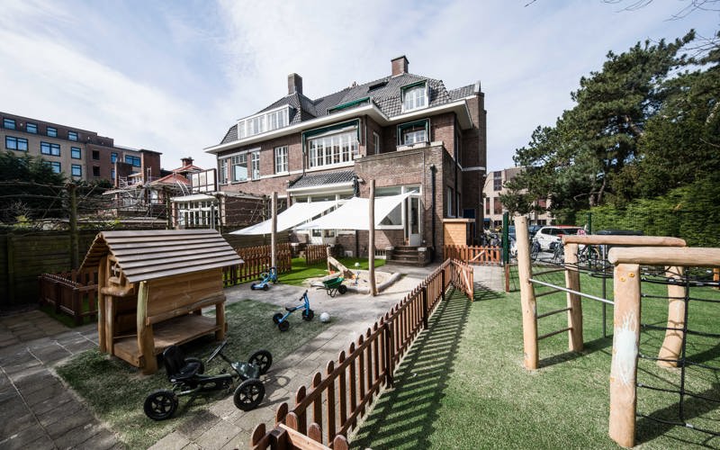 Tuin kinderopvang CompaNanny Statenkwartier Den Haag