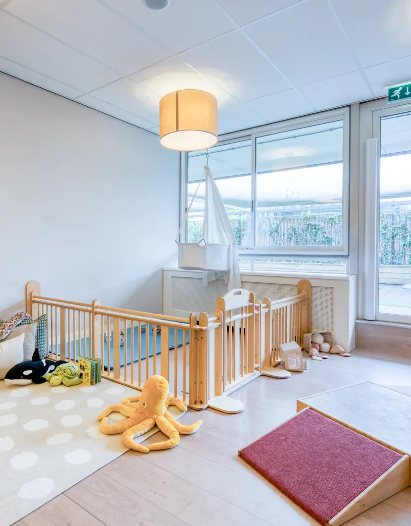 Interieur babygroep Kinderdagverblijf CompaNanny WFC