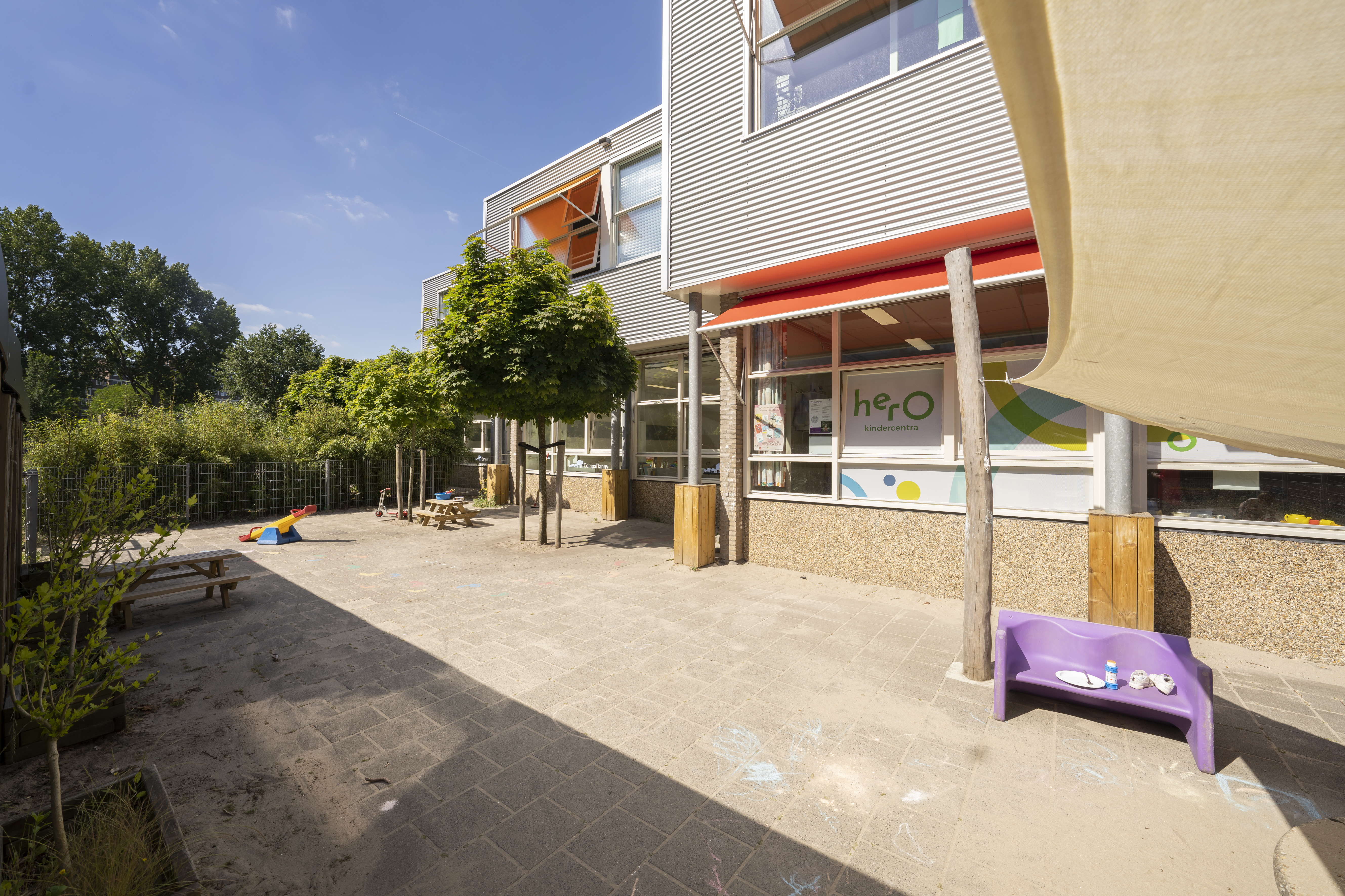 Tuin kinderopvang CompaNanny Wadden Haarlem