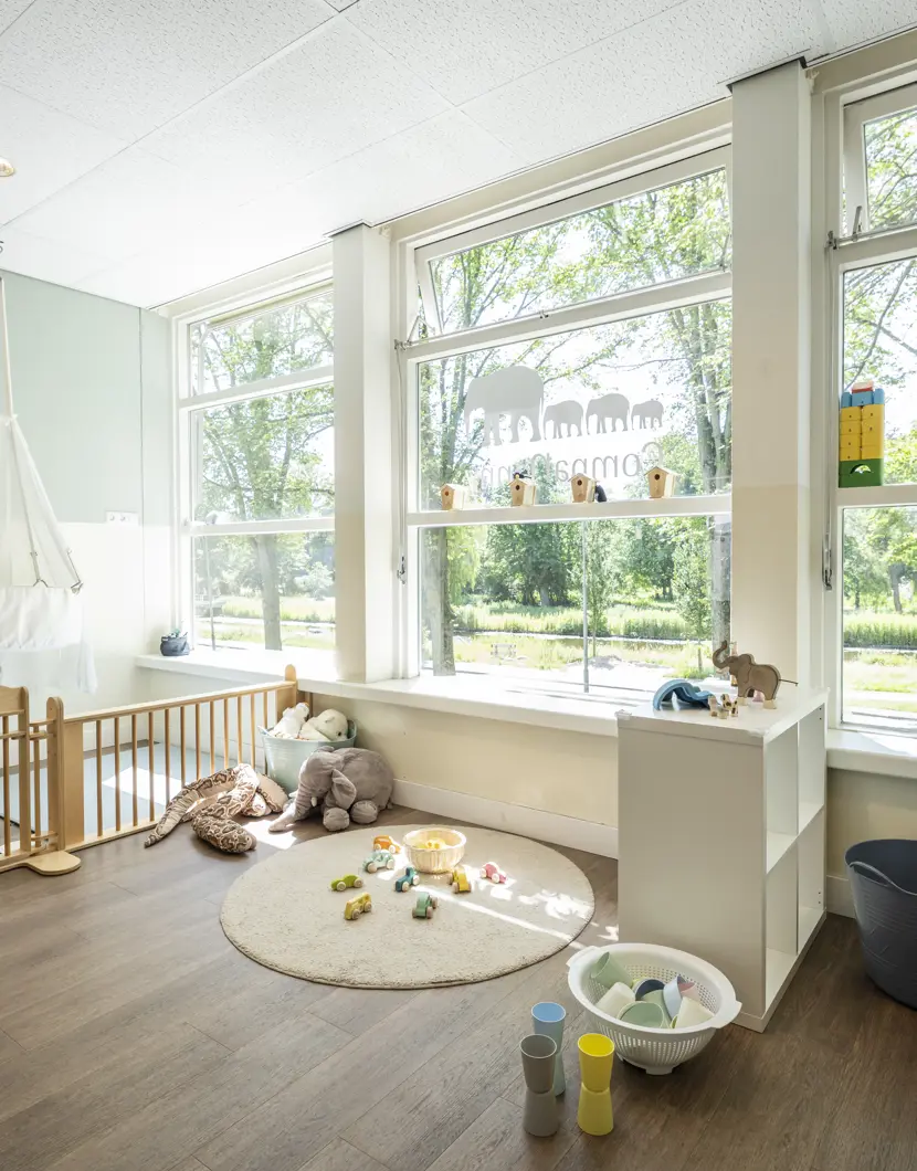 Interieur kinderopvang CompaNanny Schoterbos Haarlem