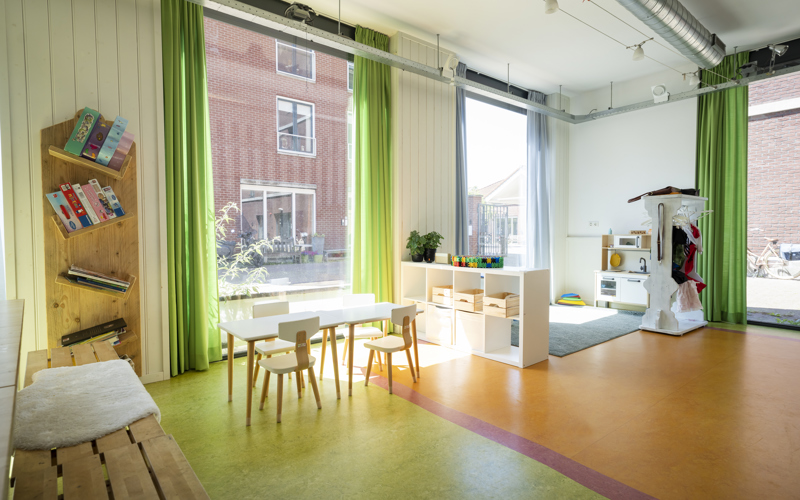 Interieur kinderopvang CompaNanny Ripperda Haarlem
