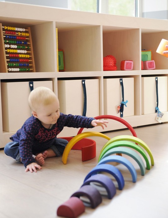 Kinderen spelen op kinderopvang CompaNanny Maanplein Den Haag