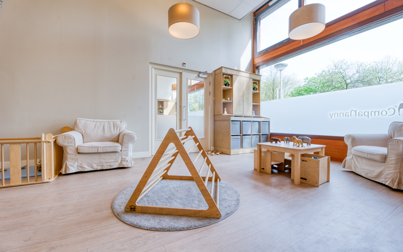 Interieur groep kinderopvang CompaNanny Prinsenhof den Haag