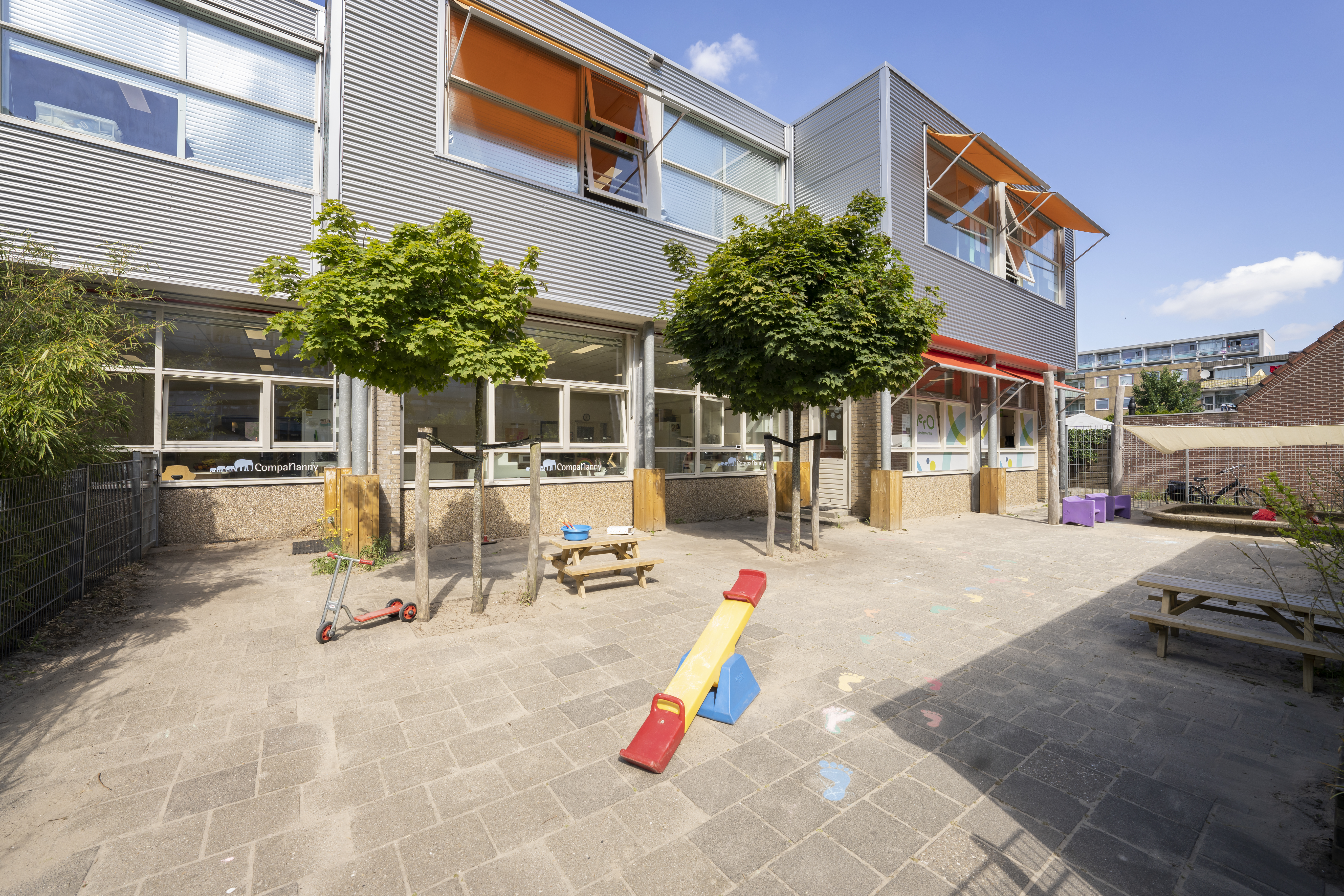 Tuin kinderopvang CompaNanny Wadden Haarlem