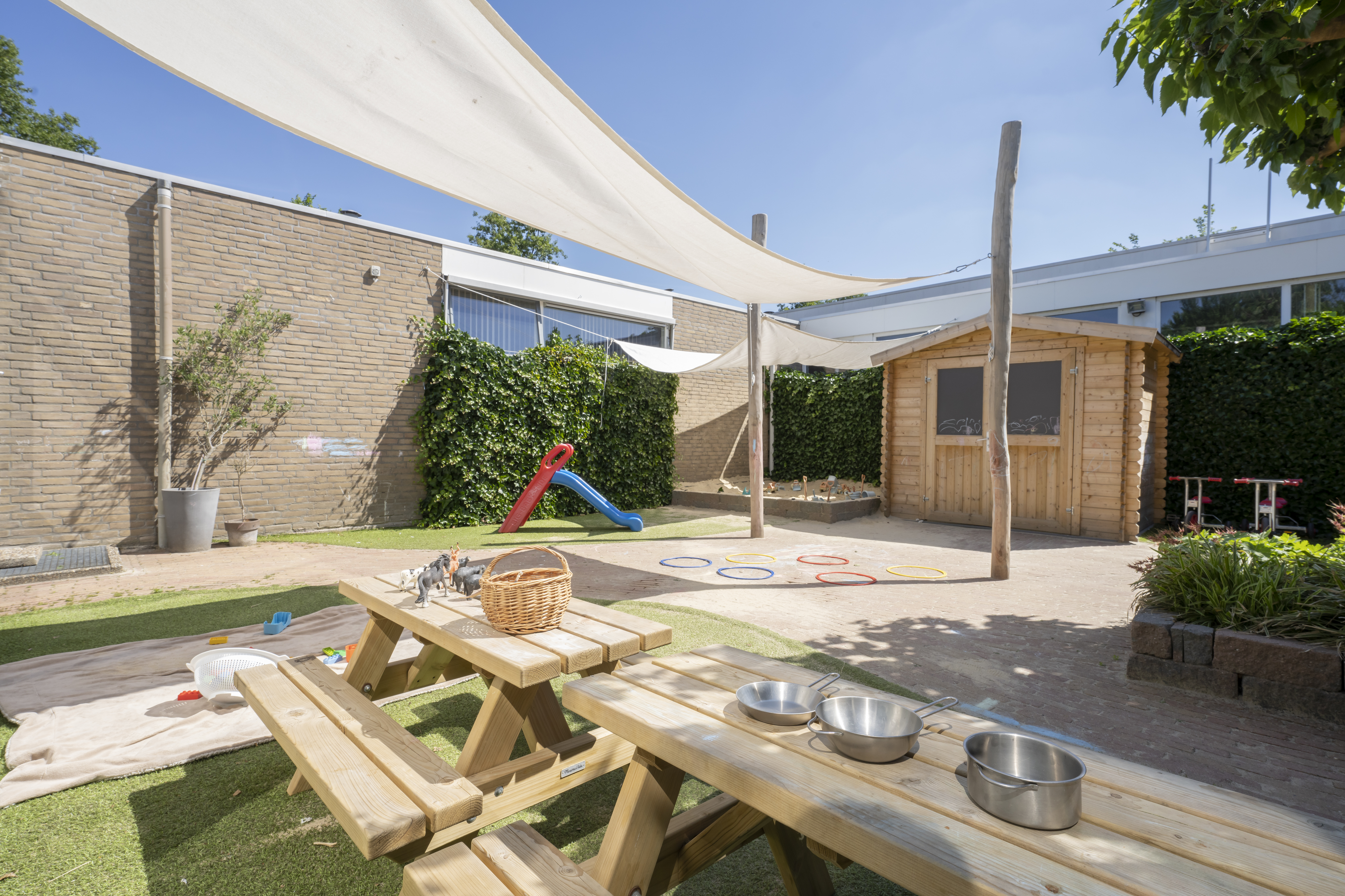 Tuin kinderopvang CompaNanny Schalkwijk Haarlem