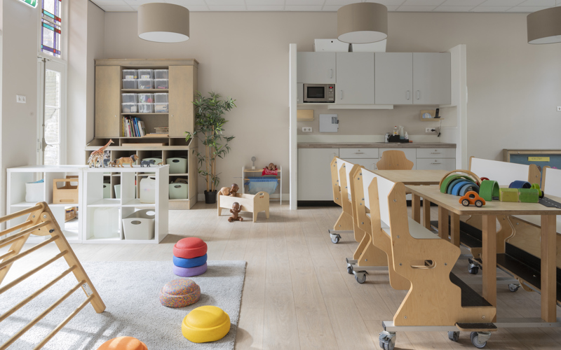Kinderopvang groep van compananny