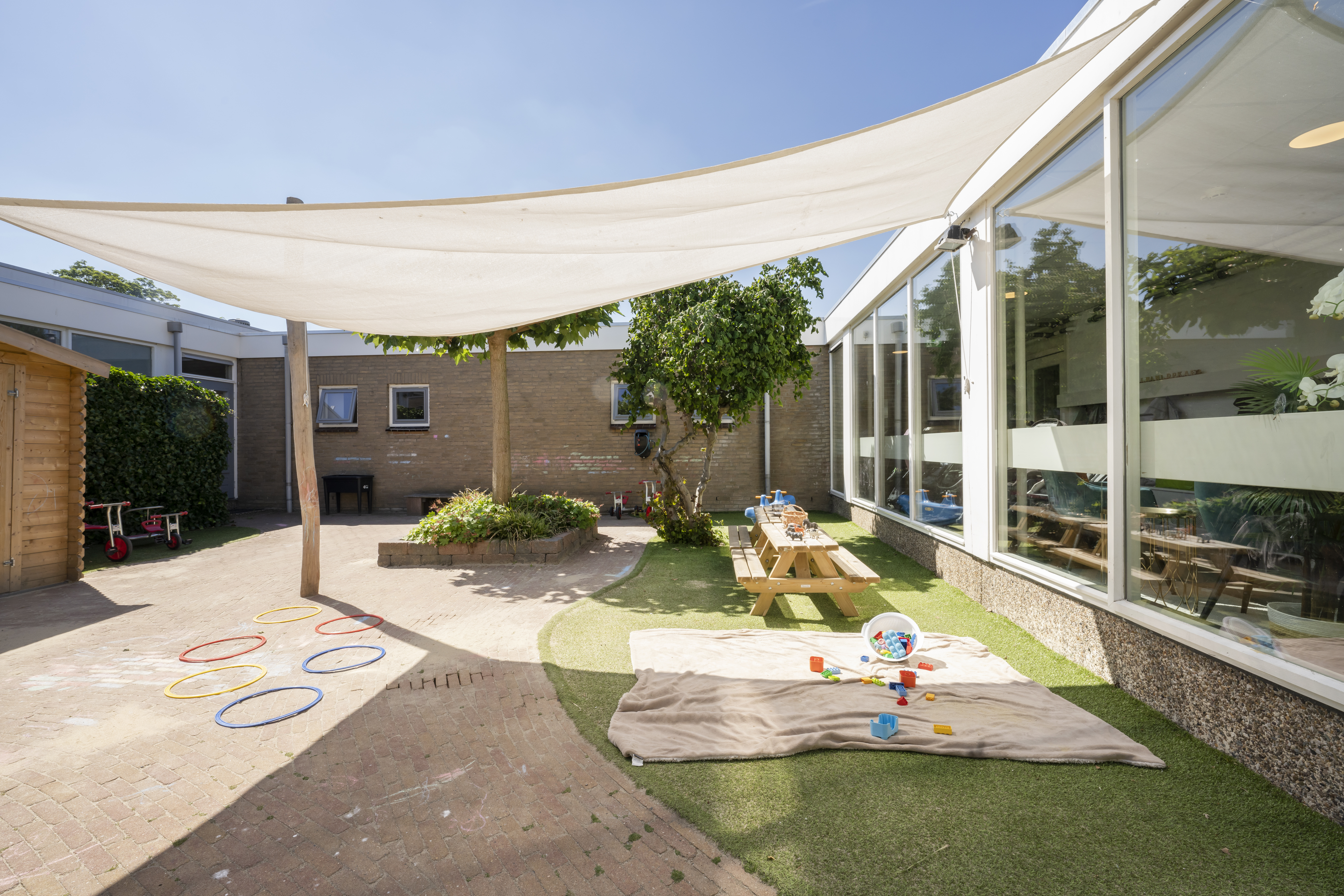 Tuin kinderopvang CompaNanny Schalkwijk Haarlem