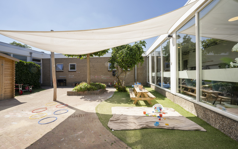 Tuin kinderopvang CompaNanny Schalkwijk Haarlem