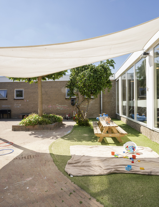 Tuin kinderopvang CompaNanny Schalkwijk Haarlem