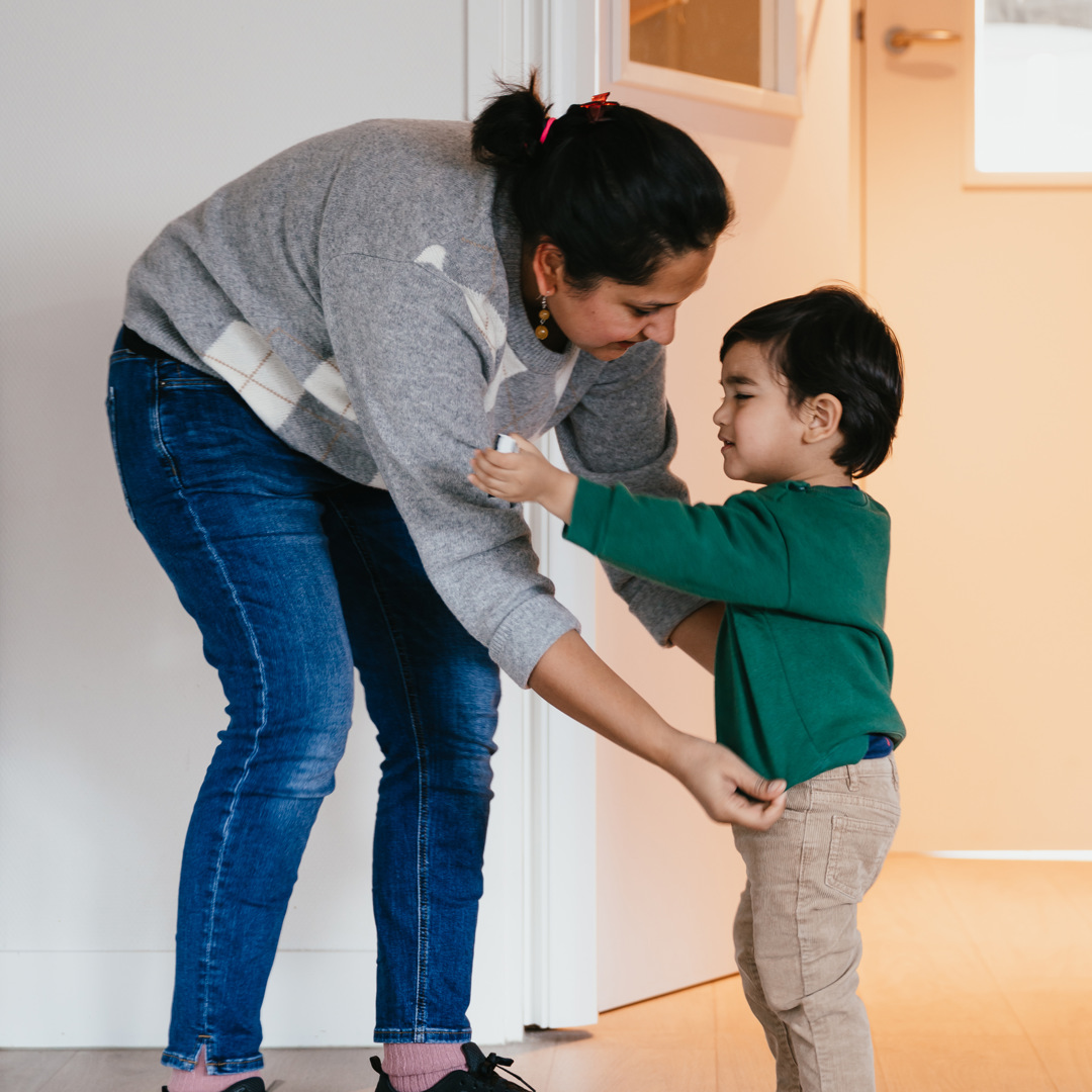 Peuter gaat naar wc en wordt zindelijk