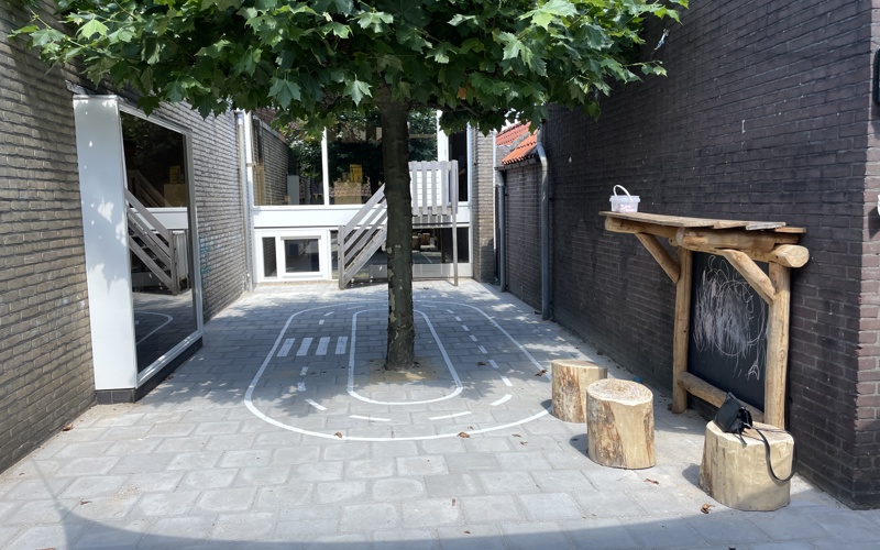 Tuin kinderopvang CompaNanny Hilvertsweg