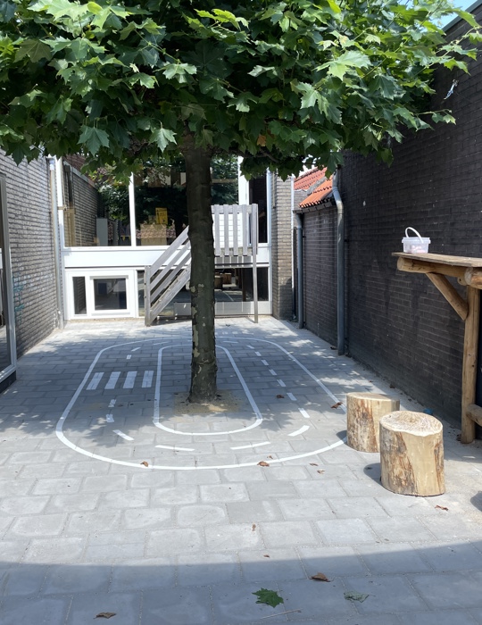 Tuin kinderopvang CompaNanny Hilvertsweg