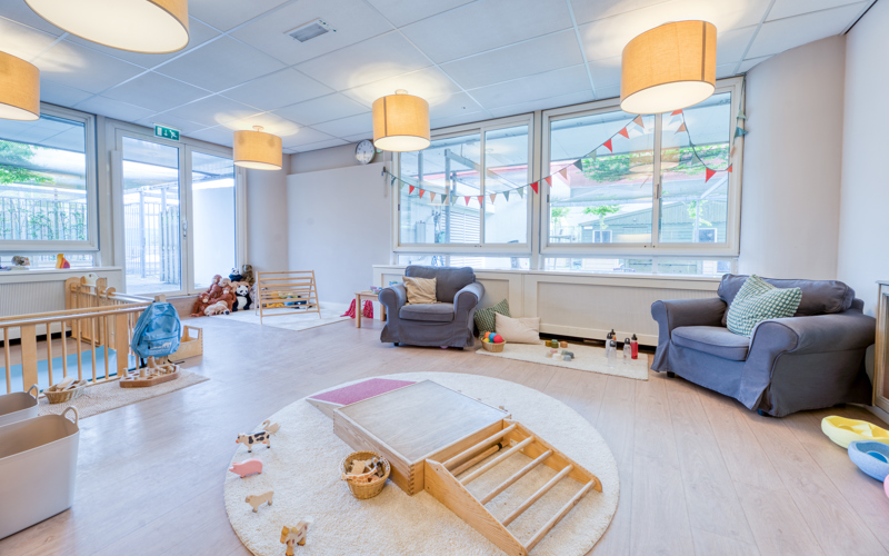 Interieur babygroep Kinderdagverblijf CompaNanny WFC