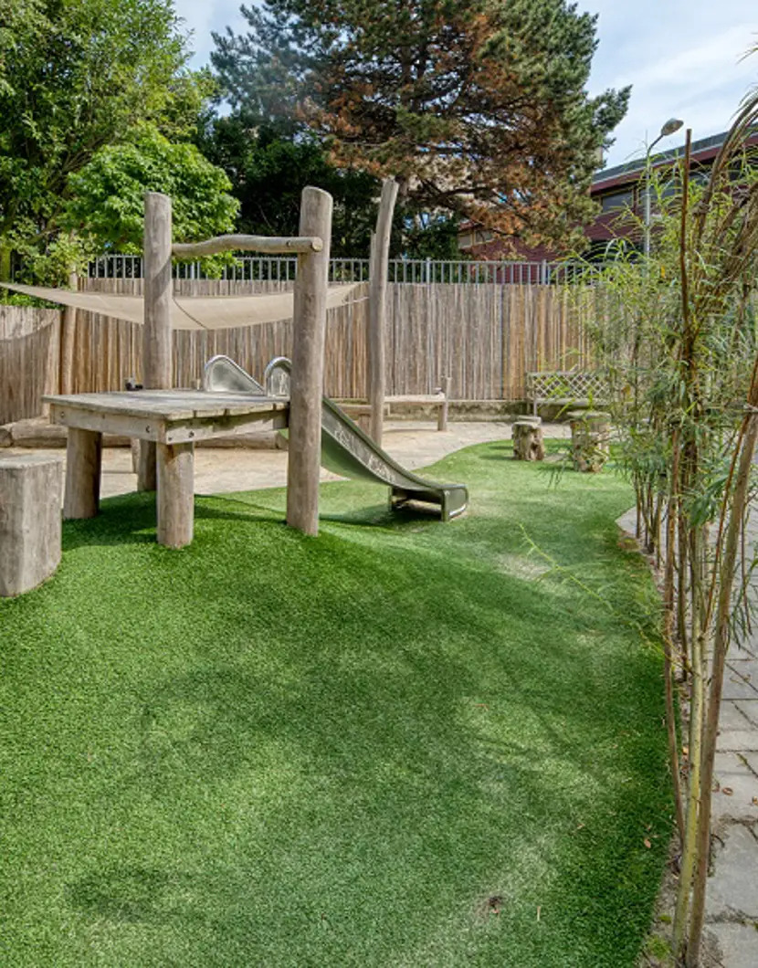 Tuin kinderopvang CompaNanny Archipel Den Haag